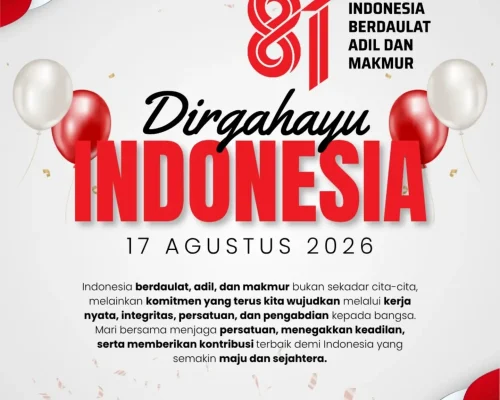 DIRGAHAYU REPUBLIK INDONESIA KE-81.