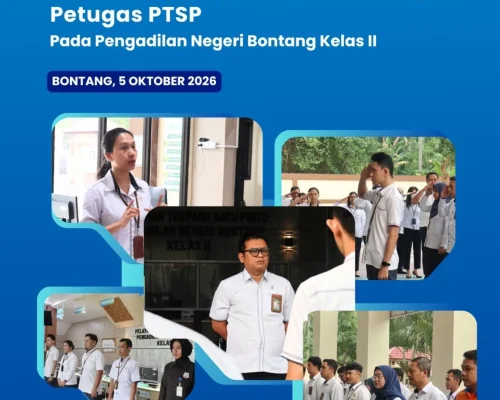 APEL PAGI & BRIEFING PETUGAS PTSP PENGADILAN NEGERI BONTANG.